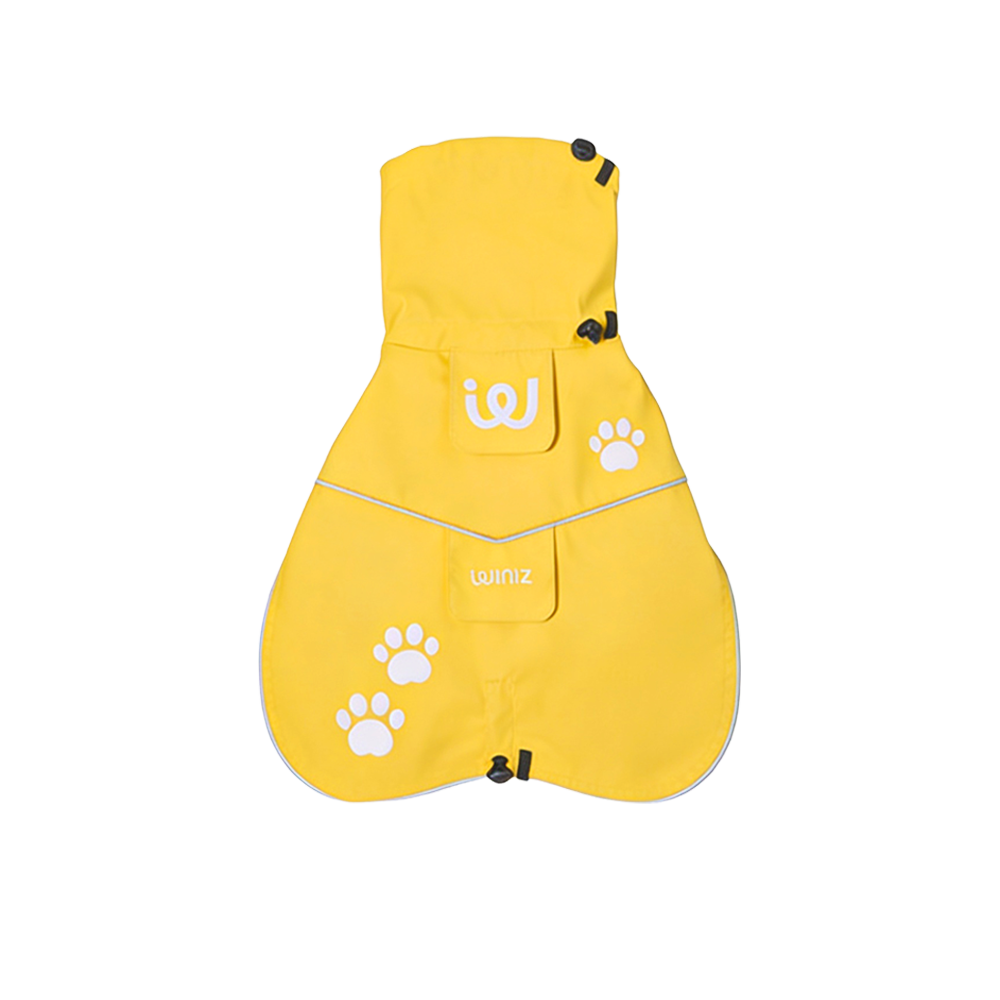 WINIZ レインコート 犬服 犬用 レインコート ペットレインコート 犬用ジャケット 梅雨対策 雨具 雨の日 防水 通気 軽量 散歩 調整可能 着脱簡単 汚れ防止