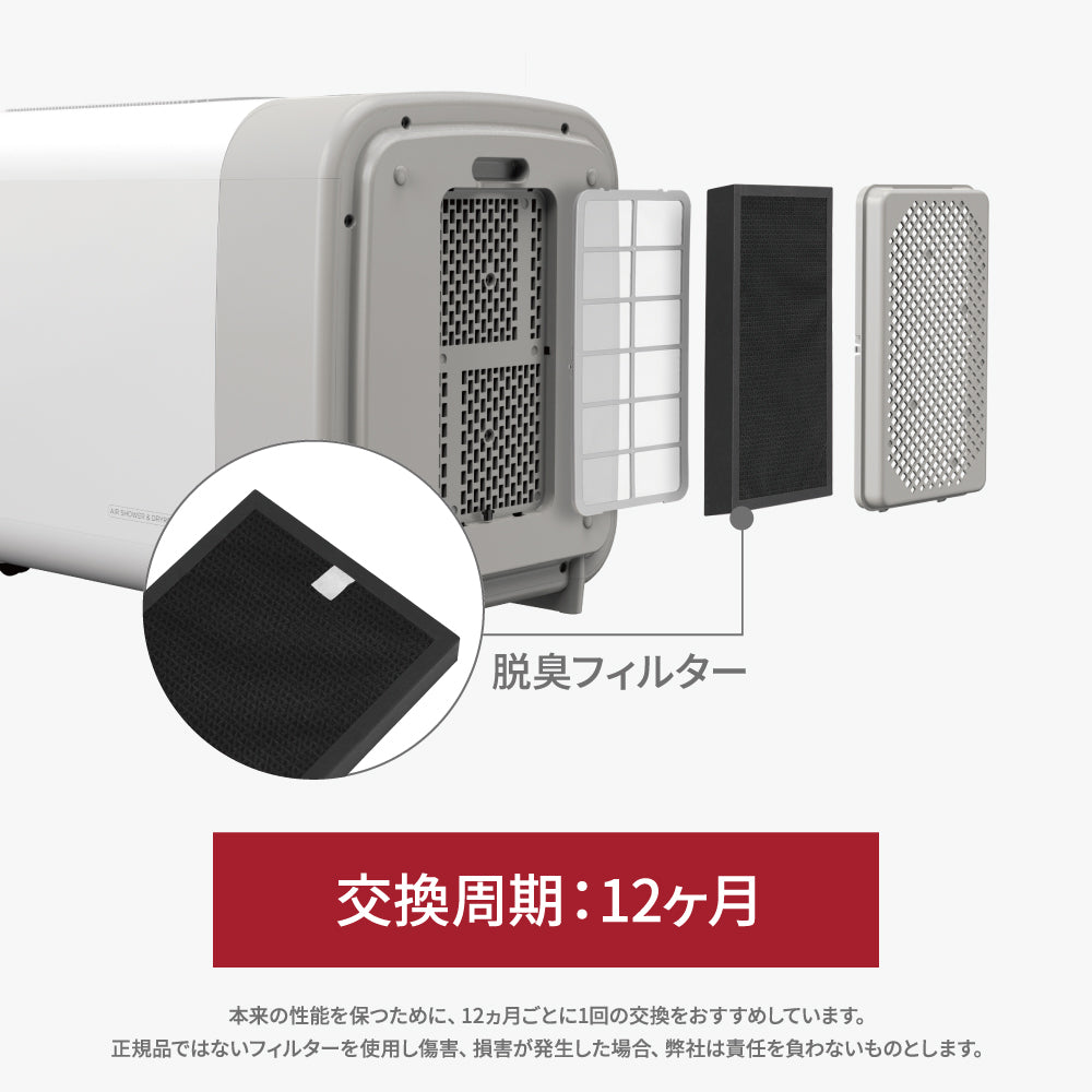 nello 脱臭フィルター 【ペットドライルーム+Deo専用】 活性炭 ペット臭 ニオイ吸着
