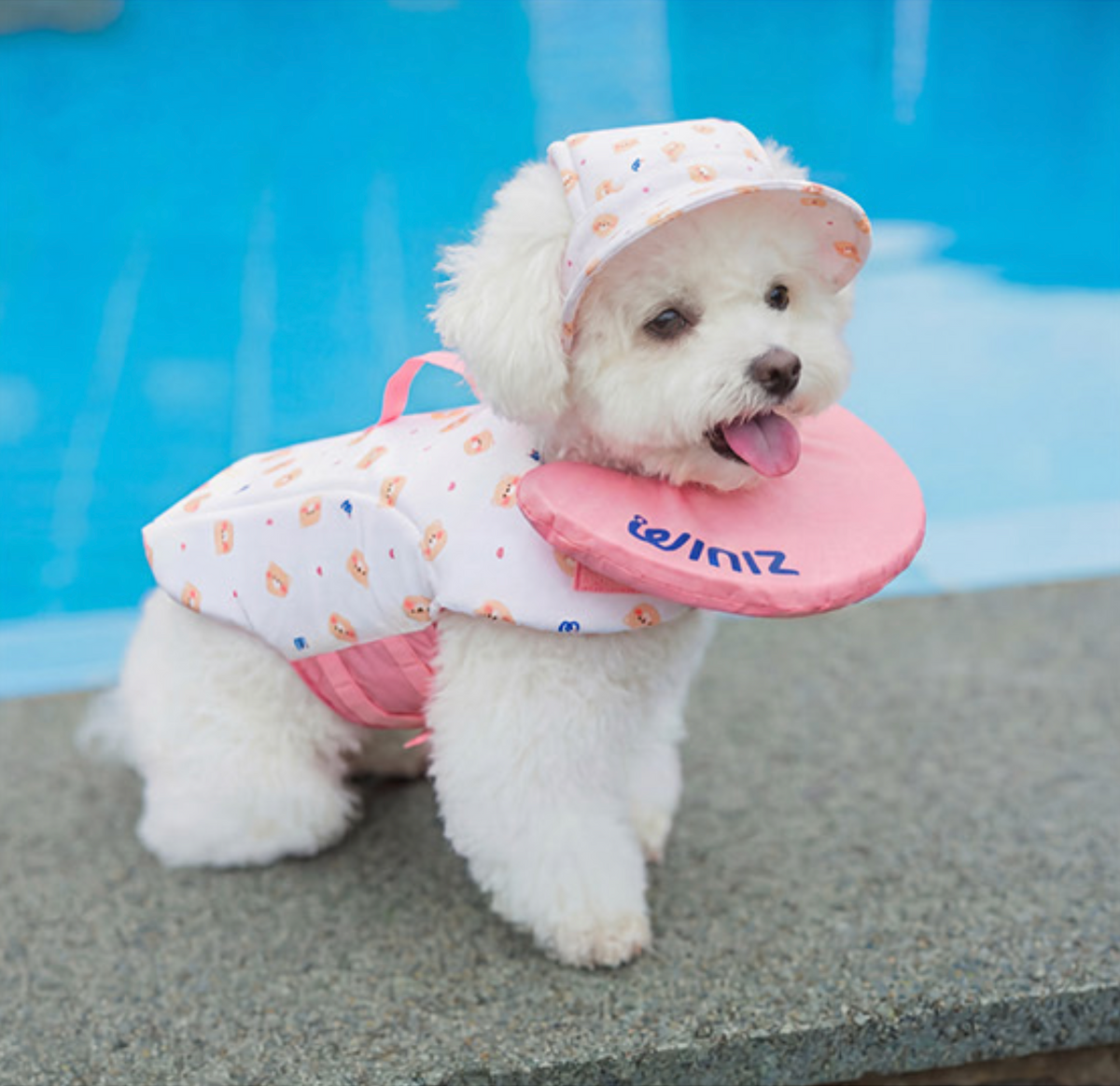 WINIZ ライフジャケット 水泳用 水遊び 浮力が優れる 犬の安全に守る 水泳の練習用品 干しやすい