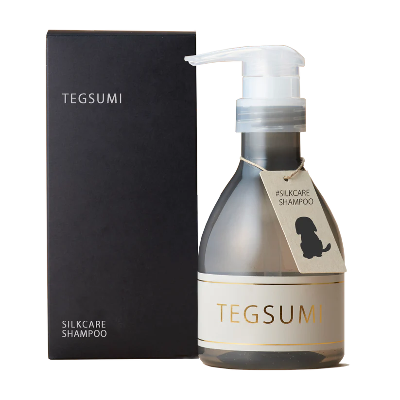 TEGSUMI シルクケアシャンプー 300ml 無添加 低刺激 オーガニック 速乾 時短 トリートメントインシャンプー 子犬 シニア