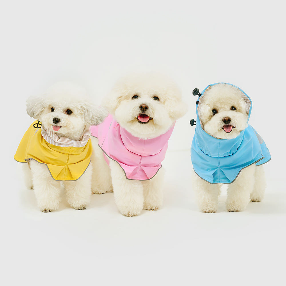 WINIZ レインコート 犬服 犬用 レインコート ペットレインコート 犬用ジャケット 梅雨対策 雨具 雨の日 防水 通気 軽量 散歩 調整可能 着脱簡単 汚れ防止