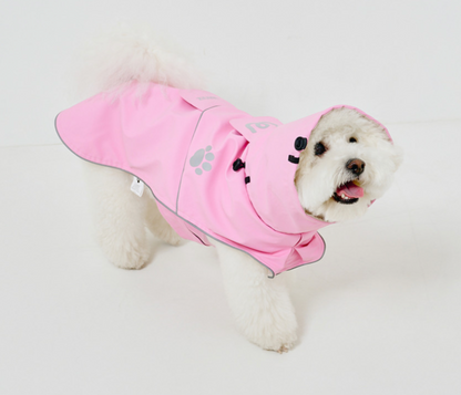 WINIZ レインコート 犬服 犬用 レインコート ペットレインコート 犬用ジャケット 梅雨対策 雨具 雨の日 防水 通気 軽量 散歩 調整可能 着脱簡単 汚れ防止