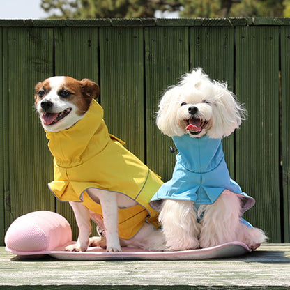 WINIZ レインコート 犬服 犬用 レインコート ペットレインコート 犬用ジャケット 梅雨対策 雨具 雨の日 防水 通気 軽量 散歩 調整可能 着脱簡単 汚れ防止